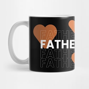 Father typography design Mug